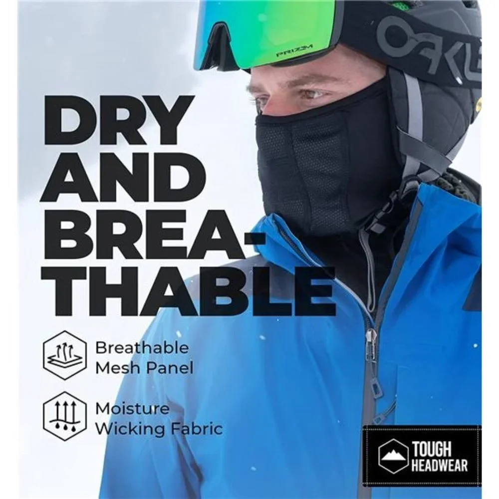 Winter Face Mask & Ski Mask Neck Gaiter - Cold Weather Half Balaclava